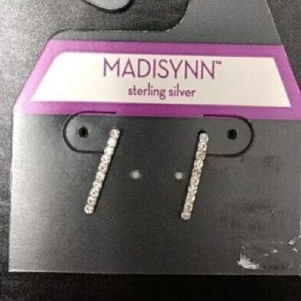 Madisynn sterling silver & crystal earrings dangling